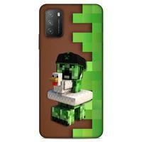 Lopard Xiaomi Poco M3 Uyumlu Kılıf PiXel (35) Fit Design Kılıf Creeper