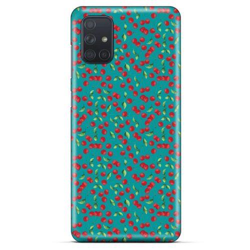 Frutix Vişne 01 Samsung Galaxy M51 Kılıf Desenli Silikon