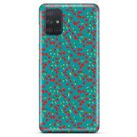 Frutix Vişne 01 Samsung Galaxy M51 Kılıf Desenli Silikon