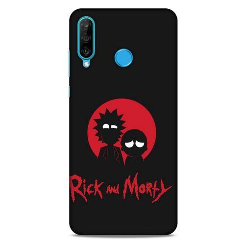 Huawei P30 Lite Uyumlu Kılıf Rick And Morty (5) Koruma Kabı Jerry Smith