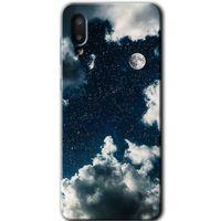 MRCİLETİSİM Samsung Galaxy A02 Kılıf Baskılı Kapak - Gece Gökyüzü +Tam Ekran Koruyucu