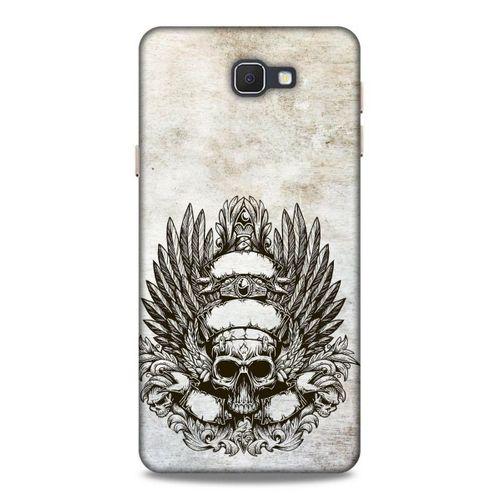 Lopard Samsung Galaxy J7 Prime Uyumlu Kılıf Tattoo's (6) Silikon Kılıf Siyah Gri