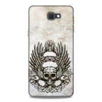 Lopard Samsung Galaxy J7 Prime Uyumlu Kılıf Tattoo's (6) Silikon Kılıf Siyah Gri