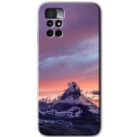 MRCİLETİSİM Xiaomi Redmi Note 11 4G Kılıf HD Desen Baskılı Arka Kapak+Temperli Cam - Zirve