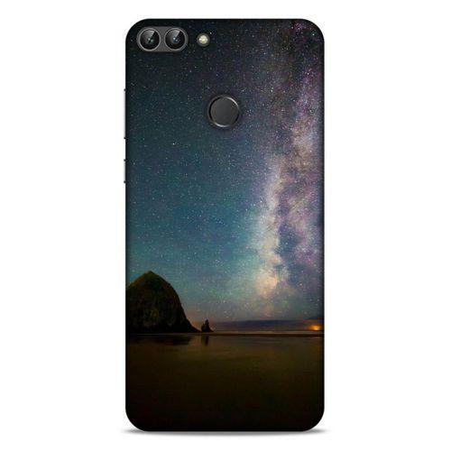 Lopard Huawei Psmart Uyumlu Kılıf Gece'S (20) Koruyucu Kılıf Siyah Yeşil