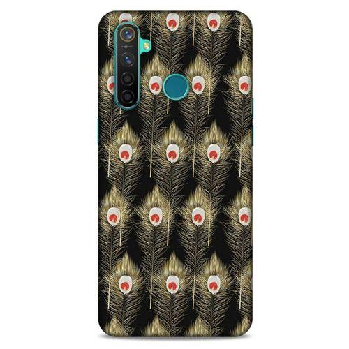 Oppo Realme 5 Pro Kılıf Desenli Özel Seri Tüyler (22) Tam Koruma Kılıfı
