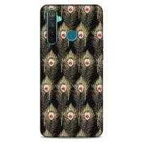 Oppo Realme 5 Pro Kılıf Desenli Özel Seri Tüyler (22) Tam Koruma Kılıfı