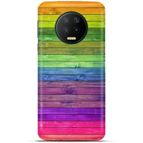 Lopard İnfinix Note 7 Uyumlu Kılıf Wood'X (26) Tpu Silikon Kılıf Desenli