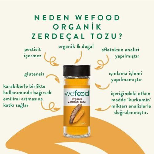 Wefood Organik Zerdeçal Tozu 55 Gr
