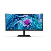 34 PHILIPS 346E2CUAE/00 4MS 100MHZ 1XHDMI 1XDP WQHD USB-C HOPARLÖR YÜKSEKLİK AYARI CURVED VESA SİYAH