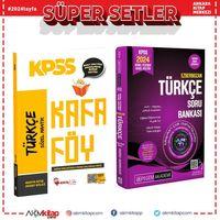 Hoca Kafası KPSS Türkçe Konu Anlatımlı Kafa Föyü ve Pegem Soru Bankası Seti 2 Kitap