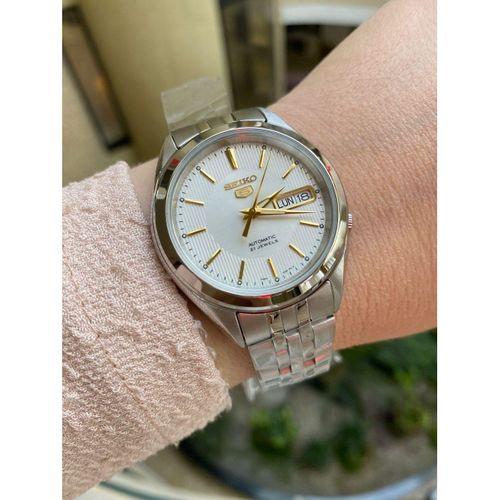 Seiko 5 SNKL17K1 Otomatik Çelik Gri Beyaz Kadran 5 ATM Erkek Kol Sati