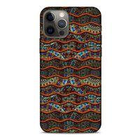 Apple iPhone 12 Pro Kılıf Baskılı Özel Seri Taşlı (35) Fit Design Kılıf