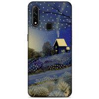 Oppo A31 Kılıf Snowix (42) Rugged Armor Kılıf Gold Lacivert