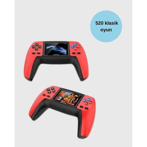 P5 Retro Gamepad | 520 Klasik Oyunlu Mini Oyun Konsolu