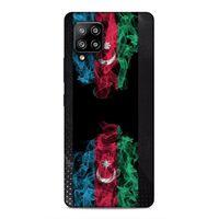 Samsung Galaxy A42 Uyumlu Kılıf Azarbaijan (5) Koruma Kabı Azeri Bayrak İllustre
