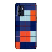 Oppo Reno 6 4G Uyumlu Kılıf Insomnia (23) Ultra Koruma Kılıfı Kırmızı Lacivert