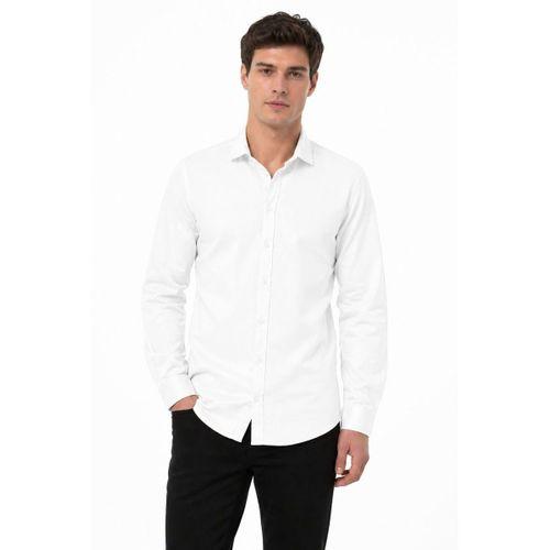Erkek Spor Silim Fit Likralı Pamuklu Yazlık Gömlek BGL-ST05381