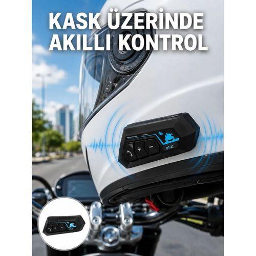 Bluetooth Kask Kulaklığı Intercom 5 0 Bluetooth Android Ve İos Uyumlu Yeni Nesil