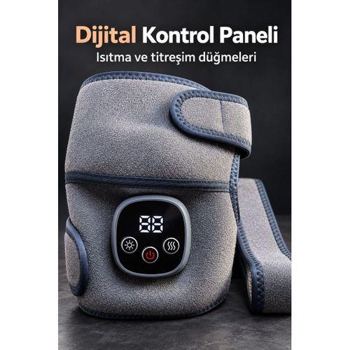 Isıtmalı Titreşimli Diz Masaj Aleti Dijital Ekranlı