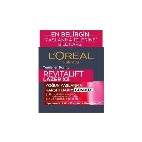 L'Oreal Paris Revitalift Lazer X3 Yoğun Yaşlanma Karşıtı Gündüz Bakım Kremi Gece Bakım Kremi 50 ml