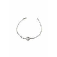 Kalpli Su Yolu Bileklik - Gümüş