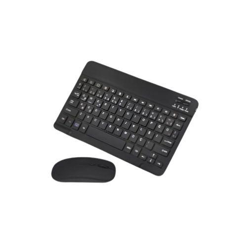 Wireless Klavye Mouse Seti Bluetooth Bağlantılı İnce Tasarım Sessiz Kullanım