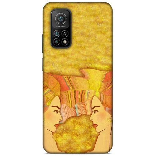 Lopard Xiaomi Mi 10T 5G Uyumlu Kılıf Sürreal Yüzler ♀ (16) Kalın Kılıf Desenli