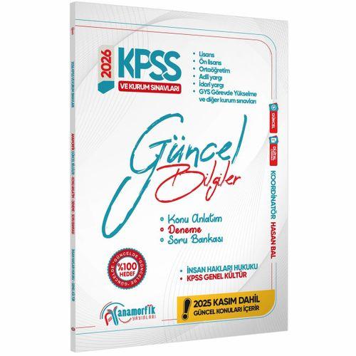 2026 KPSS Genel Kültür/Kurum Sınavları Güncel Bilgiler Konu Anlatım-Deneme-Soru Bankası DijitalÇözüm