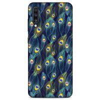 Samsung Galaxy A70 Kılıf Desenli Özel Seri Tüyler (10) Full Koruma Kılıfı