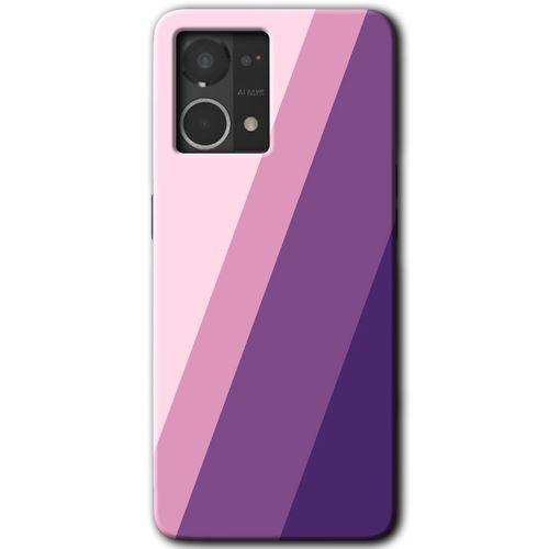 MRCİLETİSİM Oppo Reno 7 4G Kılıf HD Desen Baskılı Arka Kapak+Temperli Cam - Oblique