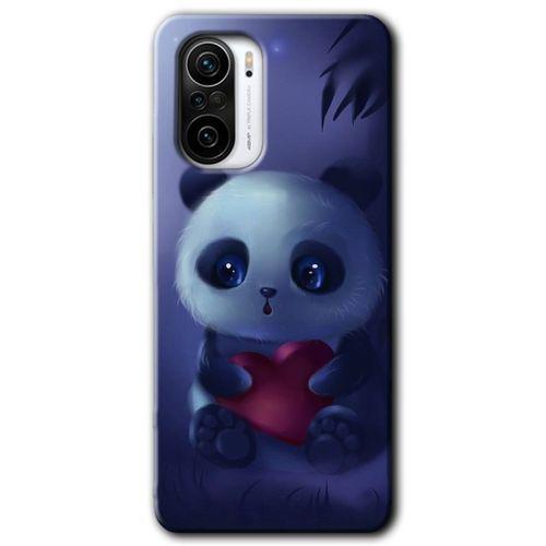 Potkal Hediye Fabrikası Xiaomi Redmi K40 Pro Kılıf HD Desen Baskılı Arka Kapak - Bebek Panda