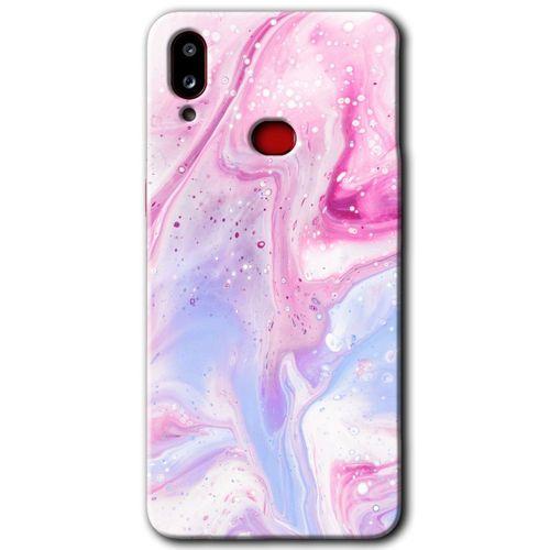 MRCİLETİSİM Samsung Galaxy A10s Kılıf Baskılı Kapak - Kabarmış Leke + 5D Tam Kaplayan Cam