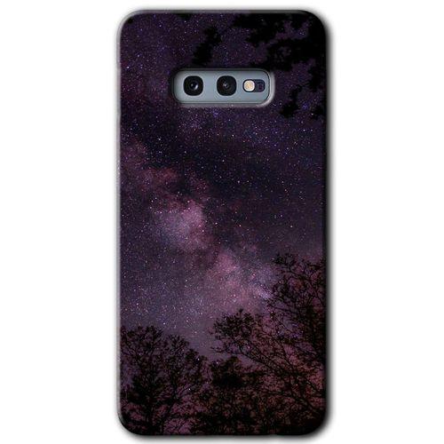 Galaxy S10e Kılıf HD Desen Baskılı Arka Kapak - Gece Galaksi