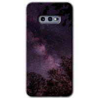 Galaxy S10e Kılıf HD Desen Baskılı Arka Kapak - Gece Galaksi