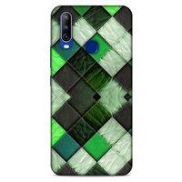 General Mobile GM 10 Kılıf Patchwork (17) Tasarım Kılıf Fıstık Yeşili