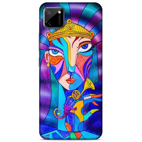 Lopard Oppo Realme C11 Uyumlu Kılıf Sürreal Yüzler ♀ (49) Ultra Silikon Kılıf Baskılı