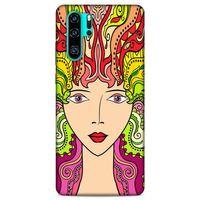 Lopard Huawei P30 Pro Uyumlu Kılıf Sürreal Yüzler ♀ (42) Rugged Armor Kılıf Desenli
