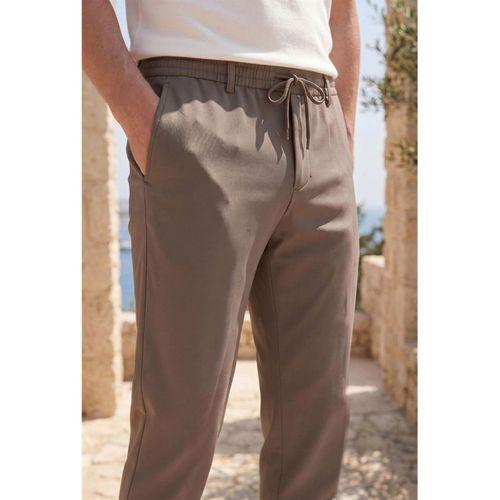 Partain Havuç Kesim Bezayağı Kumaş Boyfriend Kalıp Jogger Erkek Pantolon - Kahve