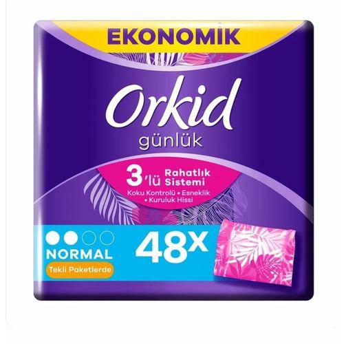 Orkid Günlük Ped Günlük Koruma Dev Ekonomi Paketi 48 Ped (tekli Paketlerde)