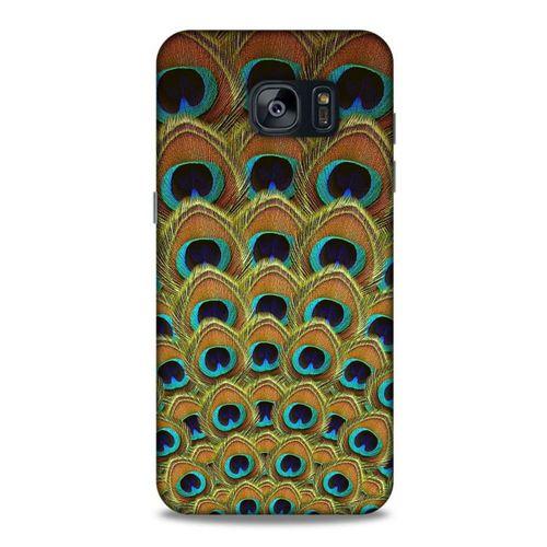 Samsung Galaxy S7 Edge Kılıf Desenli Özel Seri Tüyler (4) Koruma Kılıfı