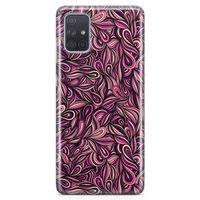Samsung Galaxy A71 Kılıf Döngüsel Öğeler Arka Kapak Koruma Desenli Full Koruyucu