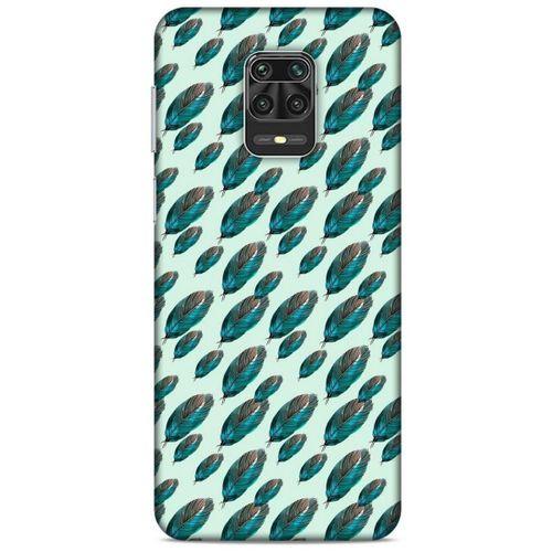 Xiaomi Redmi Note 9S Kılıf Desenli Özel Seri Tüyler (50) Shockproof Kılıf
