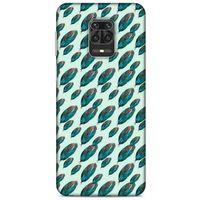 Xiaomi Redmi Note 9S Kılıf Desenli Özel Seri Tüyler (50) Shockproof Kılıf