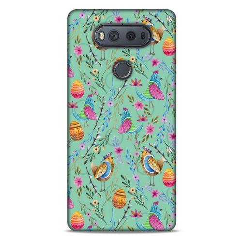 Animax Paskalya Kuşları LG K61 Kılıf Desenli Silikon