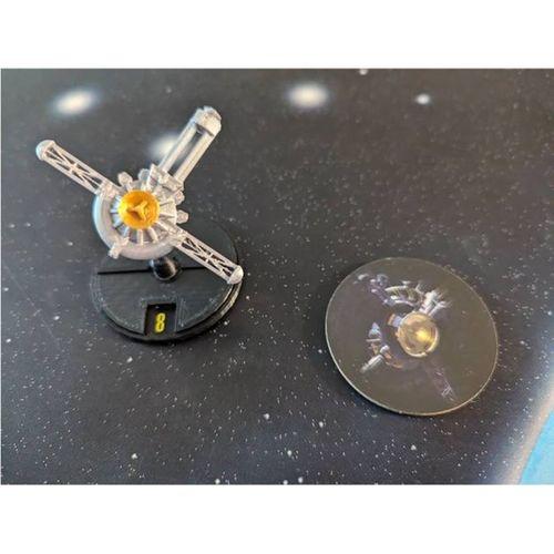 Star Trek Alliance İçin Snap Birleşimli Dairesel Taban ve Amper Kadranı 3D Baskı (Bu ürün Sadece Plastik parçadır - Almadan Önce Soru Sorabilirsiniz)