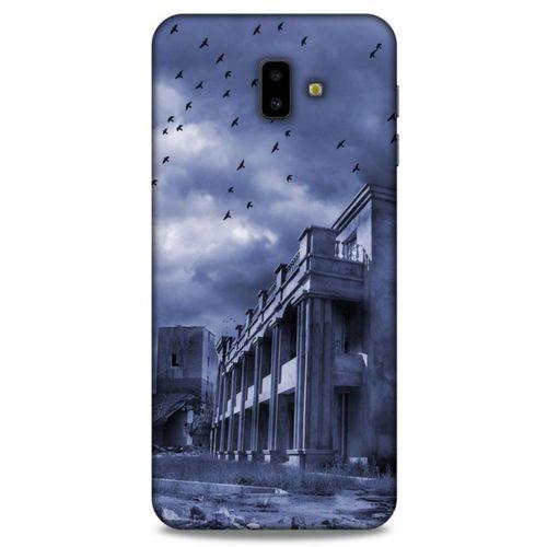 Samsung Galaxy J6 Plus Kılıf Depresyon (39) Liquid Crystal Kılıf Şeker Pembe Bordo