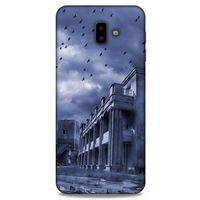 Samsung Galaxy J6 Plus Kılıf Depresyon (39) Liquid Crystal Kılıf Şeker Pembe Bordo