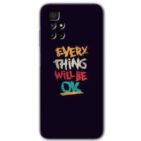 Xiaomi Redmi 10 Kılıf HD Desen Baskılı Arka Kapak + Temperli Cam - Everything