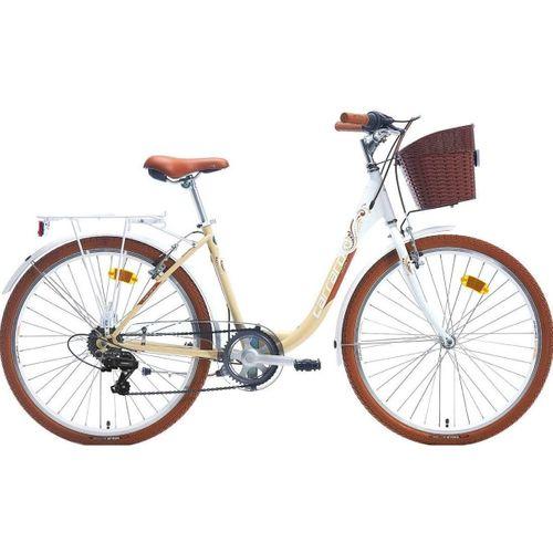 Carraro Juliana 26 Jant 7 vites Şehir Bisikleti Beyaz-Bej 43 cm